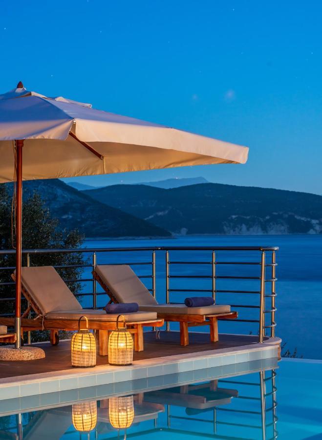 Iris Villas Lefkada - Marine Villa With Private Sea Access Sívota Exterior foto