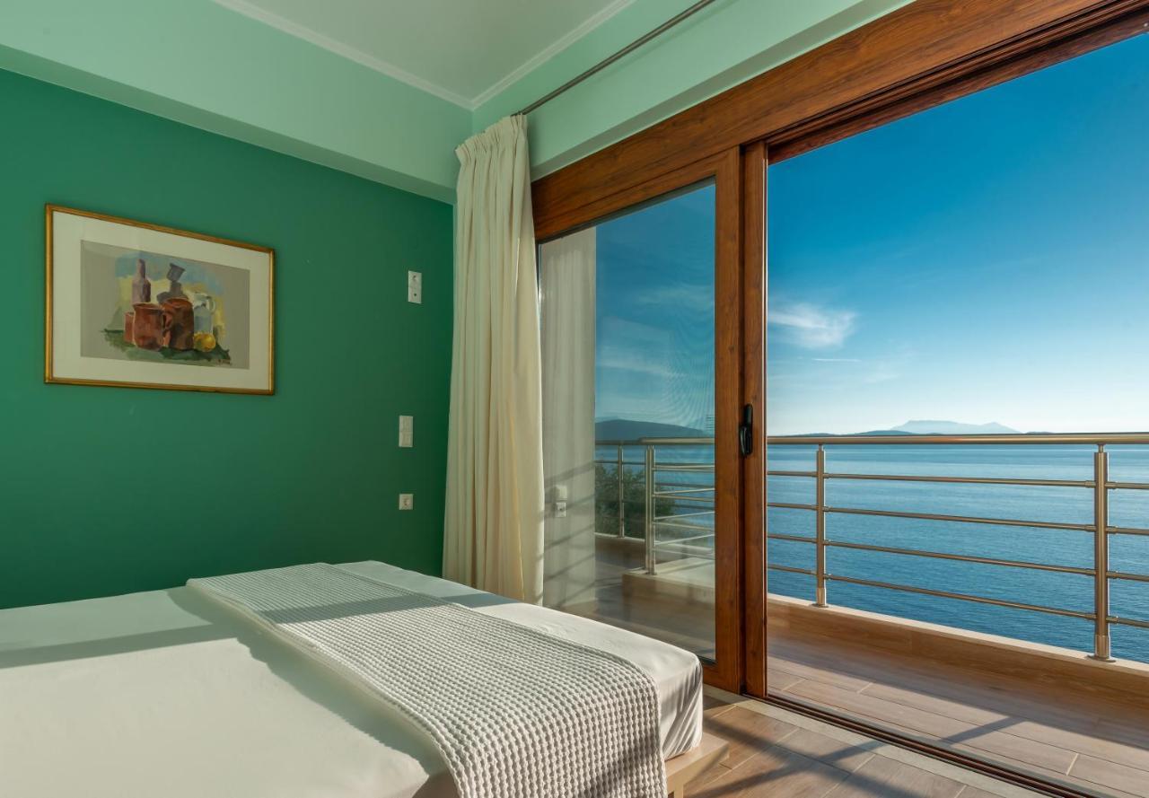 Iris Villas Lefkada - Marine Villa With Private Sea Access Sívota Exterior foto