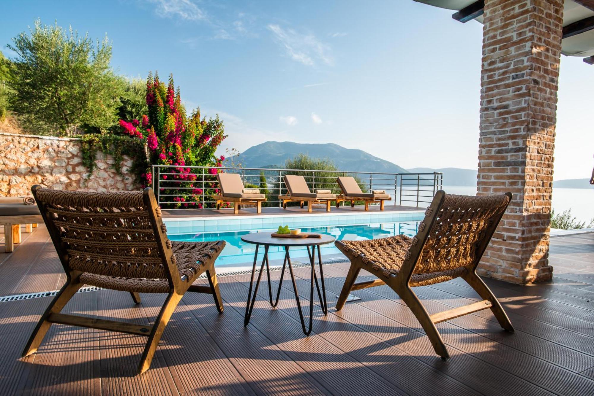 Iris Villas Lefkada - Marine Villa With Private Sea Access Sívota Exterior foto