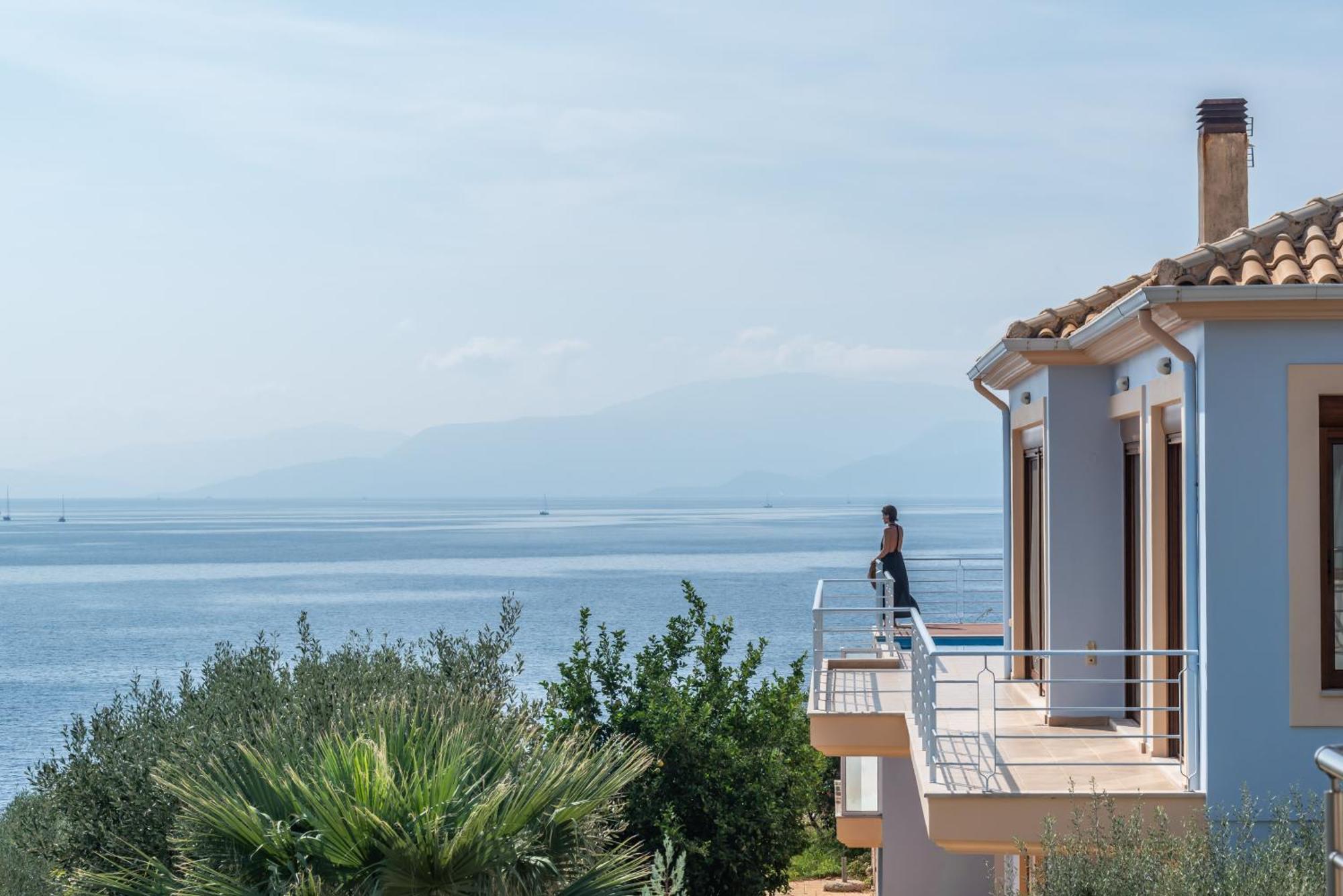 Iris Villas Lefkada - Marine Villa With Private Sea Access Sívota Exterior foto