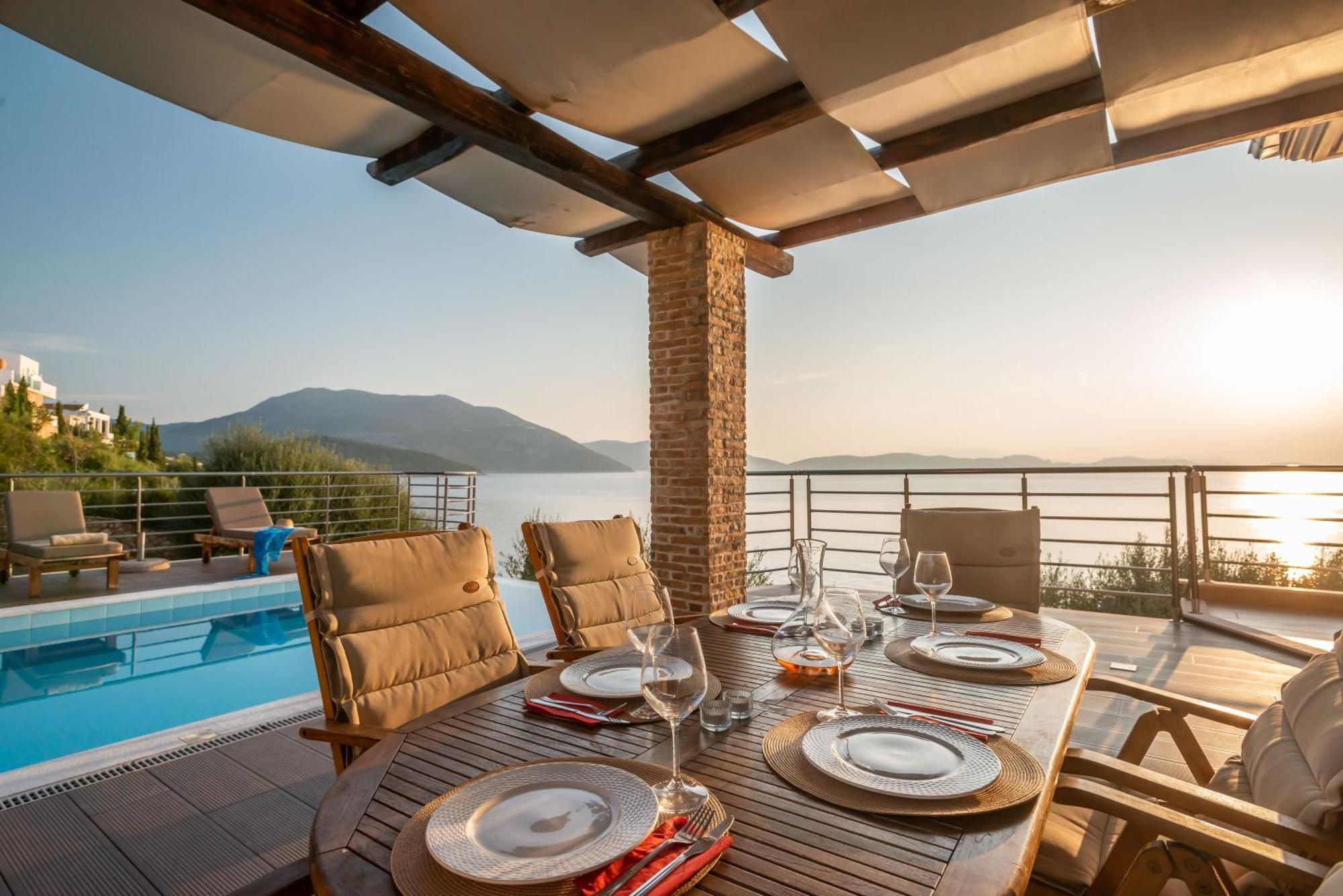 Iris Villas Lefkada - Marine Villa With Private Sea Access Sívota Exterior foto