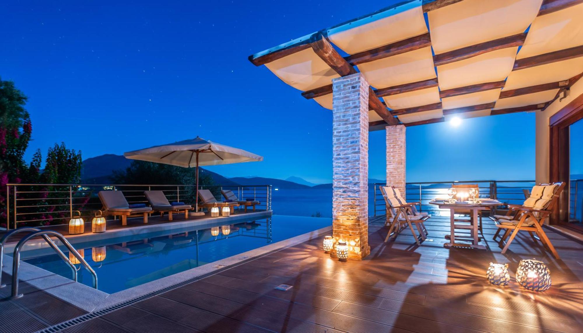 Iris Villas Lefkada - Marine Villa With Private Sea Access Sívota Exterior foto