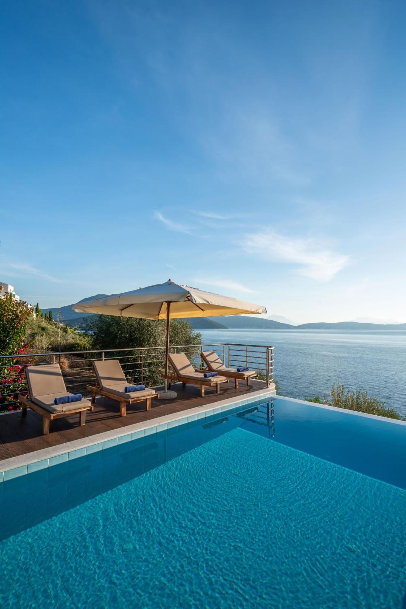 Iris Villas Lefkada - Marine Villa With Private Sea Access Sívota Exterior foto